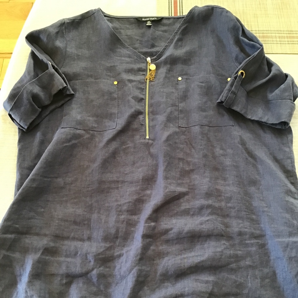 Ellen Tracy Women's short sleeve tunic